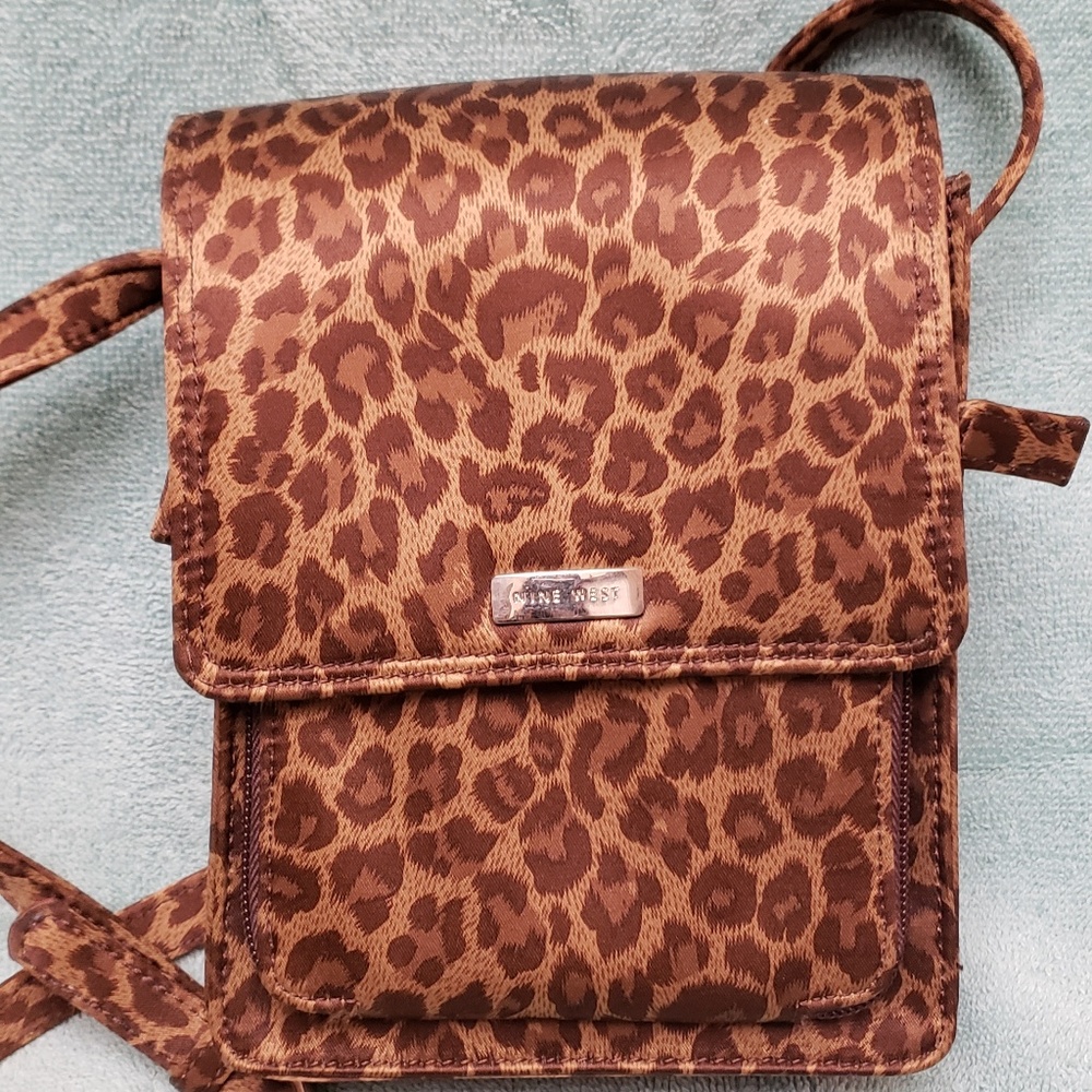 Nine West Nylon Leopard Bag